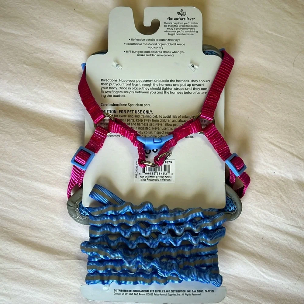 YOULY Outdoor Cat Harness & Lead NEW!!